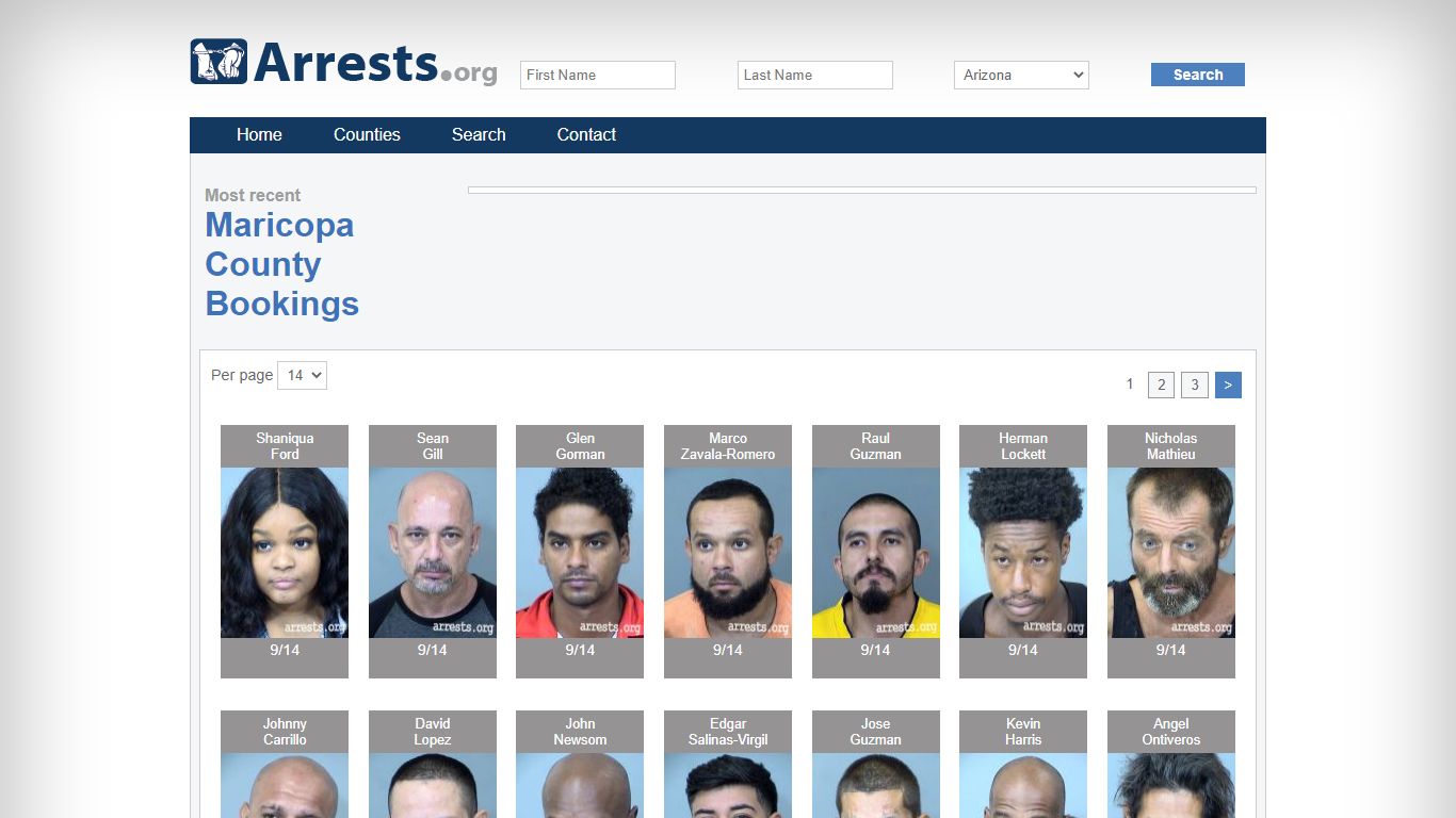 Maricopa County Arrests and Inmate Search